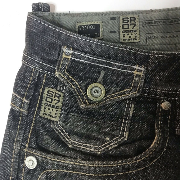 Rock Revival SR-07 Straight Bootcut Jeans Grey - Picture 3 of 11